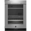 JennAir - 13-Bottle Built-In Dual Zone Wine Refrigerator - Stainless Steel