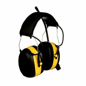 3M - WorkTunes AM/FM Hearing Protector - Black/Yellow