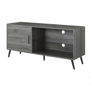 Walker Edison - TV Cabinet for Most Flat-Panel TVs Up to 56" - Slate Gray