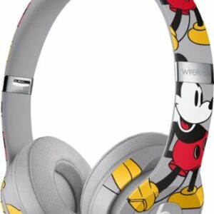 Geek Squad Certified Refurbished Beats Solo³ Wireless Headphones - Mickey's 90th Anniversary Edition - Gray