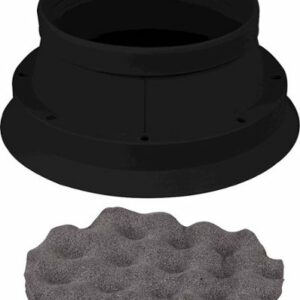 Metra - Speaker Baffle Kit for Most 6.5" Speakers (2-Pack) - Black