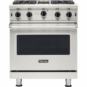 Viking - Professional 5 Series 4.0 Cu. Ft. Freestanding LP Gas Convection Range - Stainless Steel