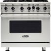 Viking - Professional 5 Series 5.1 Cu. Ft. Freestanding Gas Convection Range - Stainless Steel