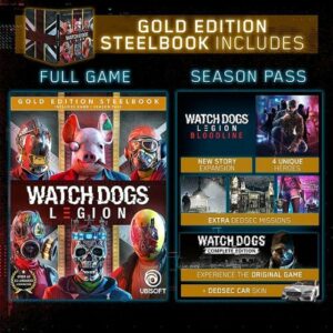 Watch Dogs: Legion Gold Edition SteelBook - Xbox One, Xbox Series X