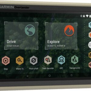 Garmin - Overlander GPS with Built-In Bluetooth - Gray