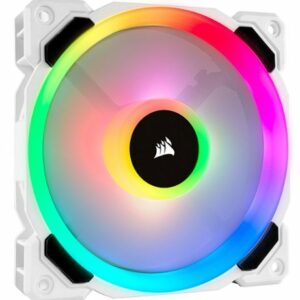 CORSAIR - LL Series, LL120 RGB, 120mm RGB LED Fan, Triple Pack with Lighting Node PRO - White