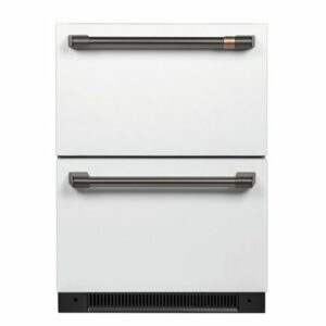 Café - 5.7 Cu. Ft. Built-In Dual-Drawer Refrigerator - Matte White