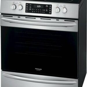 Frigidaire - Gallery 5.4 Cu. Ft. Freestanding Electric Air Fry Range with Self and Steam Clean - Stainless Steel