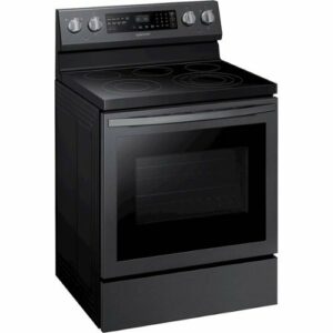 Samsung - 5.9 Cu. Ft. Self-Cleaning Freestanding Electric Convection Range