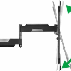 Rocketfish™ - Full-Motion TV Wall Mount for Most 40" - 75" TVs - Black