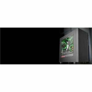 Thermaltake - Versa H18 TG Mid Tower Case - Black, Blue