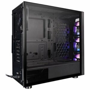 Thermaltake - Level 20 ATX Mid Tower Case - Black