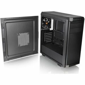 Thermaltake - V100 Perforated Computer Case - Black