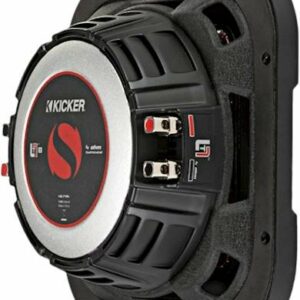 KICKER - Solo-Baric L7T 8" Dual-Voice-Coil 4-Ohm Subwoofer - Black