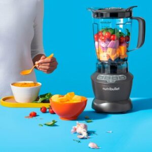 NutriBullet - Blender Full Size 1200 Watt 640z NBF50400 - Dark Gray