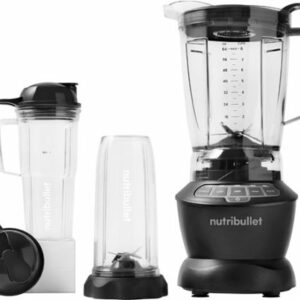 NutriBullet - Blender Full Size Combo 1200 Watt 640z NBF50500 - Gray