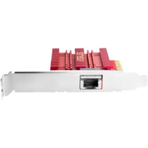 ASUS - 10G PCI Express Network Adapter - Red