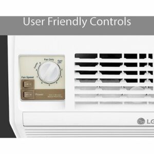 LG - 150 Sq. Ft. 5,000 BTU Window Air Conditioner - White