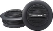 Alpine - S-Series 1" Car Tweeters (Pair) - Black