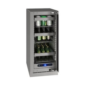 U-Line - 5 Class 72-Can Beverage Cooler - Custom Panel Ready