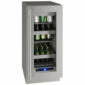 U-Line - 5 Class 72-Can Beverage Cooler - Stainless Steel