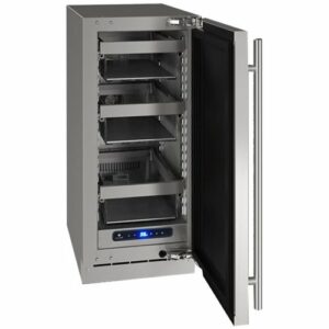 U-Line - 5 Class 72-Can Beverage Cooler - Stainless Steel