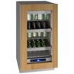 U-Line - 5 Class 100-Can Beverage Cooler - Custom Panel Ready