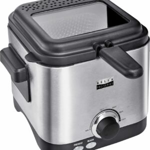 Bella Pro Series - 1.6-qt. Deep Fryer - Stainless Steel