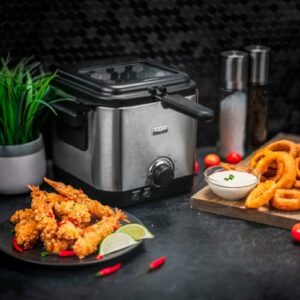 Bella Pro Series - 1.6-qt. Deep Fryer - Stainless Steel