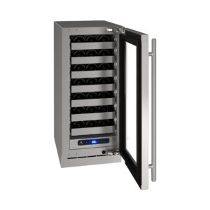 U-Line - Wine Captain 5 Class 28-Bottle Wine Cooler - Stainless Steel