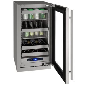 U-Line - 5 Class 10-Bottle Wine Refrigerator - Stainless Steel