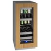 U-Line - 5 Class 8-Bottle Wine Refrigerator - Custom Panel Ready