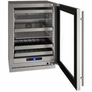 U-Line - 5 Class 14-Bottle Wine Refrigerator - Stainless Steel