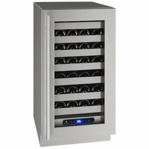 U-Line - Wine Captain 5 Class 35-Bottle Wine Cooler - Stainless Steel