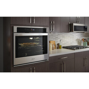 Whirlpool - 30" Built-In Single Electric Wall Oven - Stainless Steel