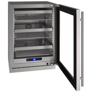 U-Line - 5 Class 92-Bottle Wine Refrigerator - Stainless Steel