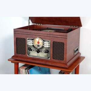 Victrola - Bluetooth Stereo Audio System - Mahogany