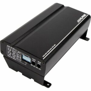 Alpine - 400W Class D Bridgeable Multichannel Amplifier with Built-In Crossover - Black