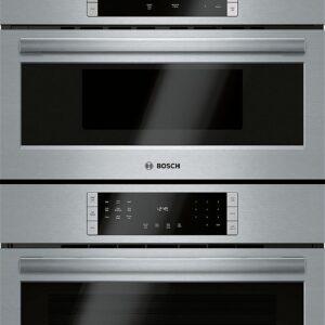 Bosch - 800 Series 30" Built-In Electric Convection Combination Wall Oven with Microwave and Wifi - Stainless Steel