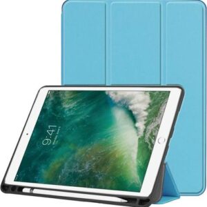 SaharaCase - SaharaBasics Folio Case for Apple iPad Air 10.5" (3rd Generation 2019) - Aqua