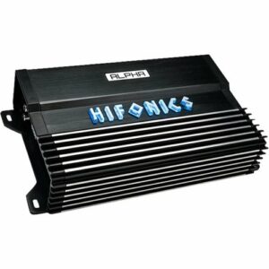 Hifonics - ALPHA 1000W Class D Bridgeable 2-Channel Amplifier with Variable Crossovers - Black