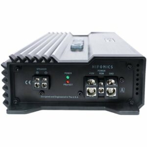 Hifonics - ALPHA 2000W Class D Digital Mono Amplifier with Variable Low-Pass Crossover - Black