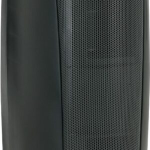 GermGuardian - 22" Air Purifier Tower with True HEPA Pure Filter & UV-C for 743 Sq Ft Rooms - Black/Silver