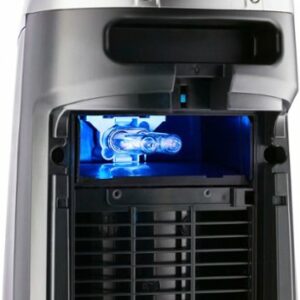 GermGuardian - 22" Air Purifier Tower with True HEPA Pure Filter & UV-C for 743 Sq Ft Rooms - Black/Silver