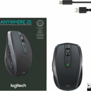 Logitech - MX Anywhere 2S Wireless Laser Mouse - Black