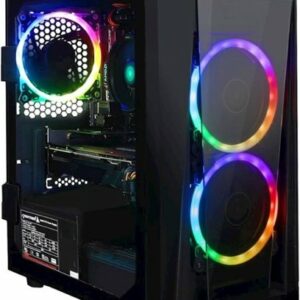 CLX - SET Gaming Desktop - AMD Ryzen 5 3600 - 16GB Memory - NVIDIA GeForce GTX 1660 - 960GB Solid State Drive - Black/RGB