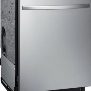 Samsung - StormWash 24" Top Control Built-In Dishwasher with AutoRelease Dry, 3rd Rack, 42 dBA - Stainless Steel