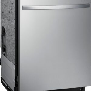 Samsung - StormWash 24" Top Control Built-In Dishwasher with AutoRelease Dry, 3rd Rack, 42 dBA - Stainless Steel