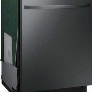 Samsung - StormWash 24" Top Control Built-In Dishwasher with AutoRelease Dry, 3rd Rack, 48 dBA - Black Stainless Steel