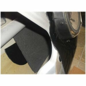 HushMat - Wave Breaker 2 Pads 8"x7" Self-Adhesive Foam Breaks Up Back Wave In All Speakers - Black